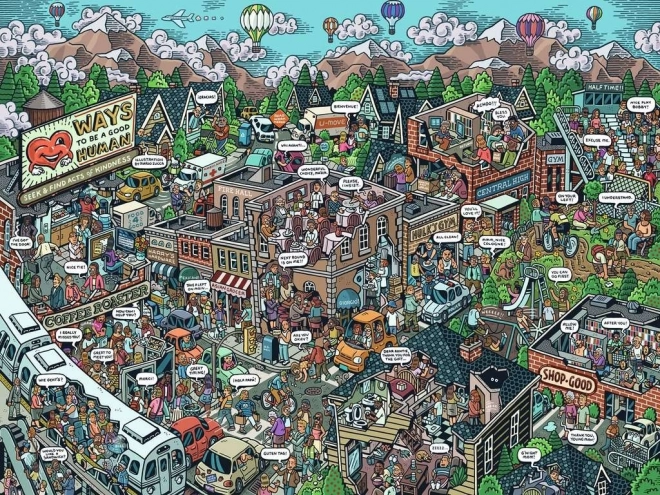 Ravensburger puzzel Akten van vriendelijkheid 750 stukken