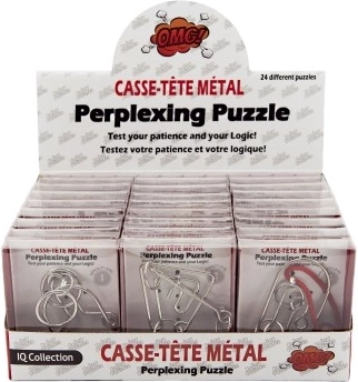 Various types of puzzles in a mix