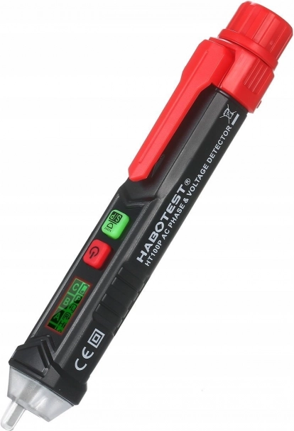 Contactloze spanningsdetector HABOTEST HT100P met LCD en zaklamp