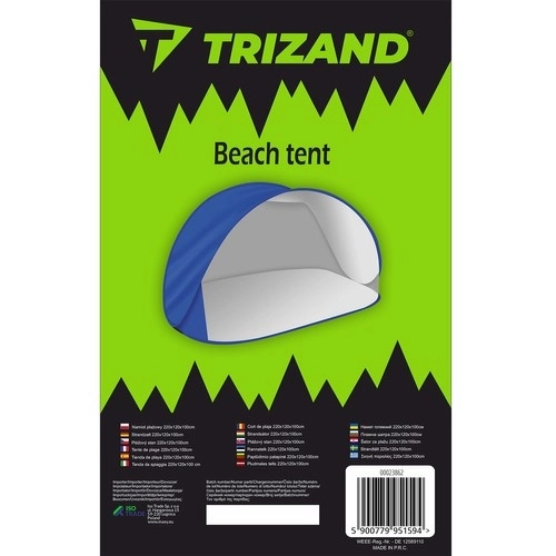 Strandtent 220x120x100cm Trizand 23862