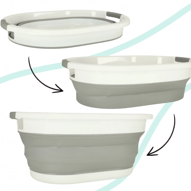 Panier à linge pliant en silicone 25 l
