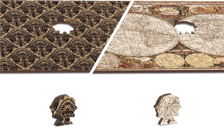 Double-sided 2-in-1 puzzle for double the fun