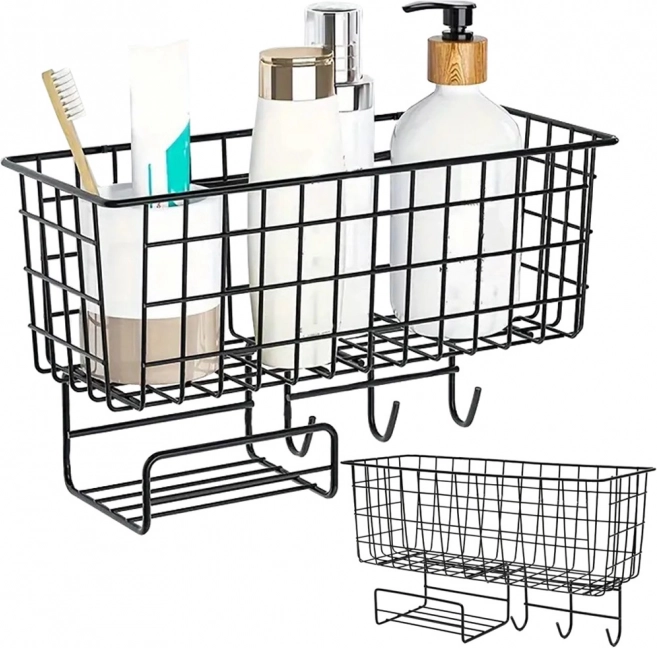 Wandkeukenorganizer met haakjes