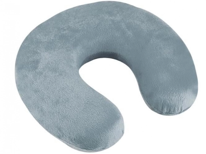 Gray travel pillow