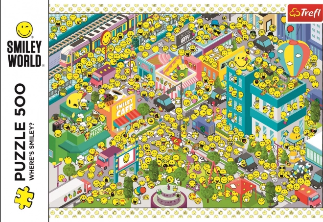 Puzzel Smiley - Waar is Smiley? 500 stukjes