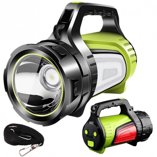 Rechargeable LED Flashlight with Power Bank