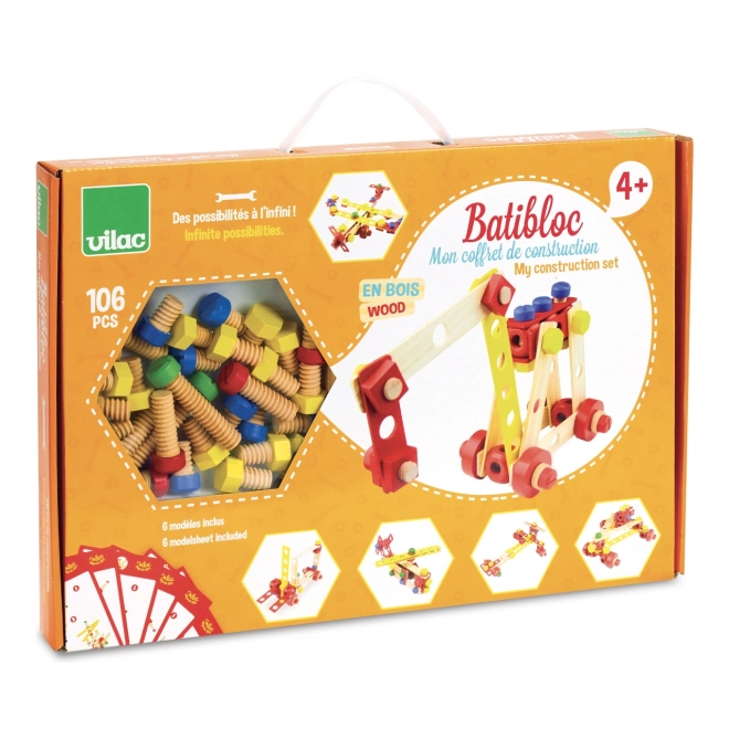 Vilac houten bouwset Batibloc