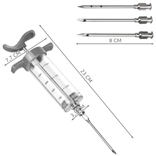 Marinade Injector + 3 Naalden Ruhhy 23055