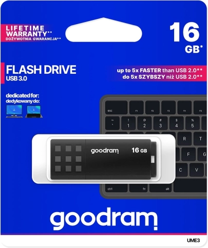 USB flash drive 16 GB GOODRAM UME3 (USB 3.0) black