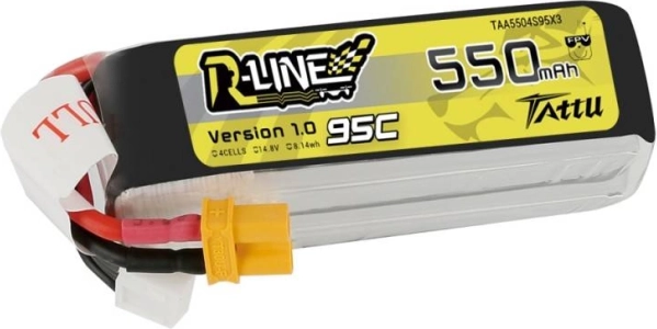 Tattu R-Line batterij 550mAh voor hoge prestaties