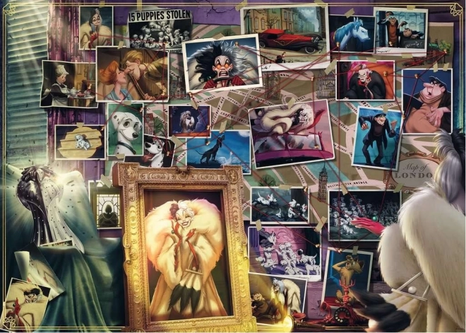 Puzzle Ravensburger Villainous : Cruella de Vil 1000 pièces