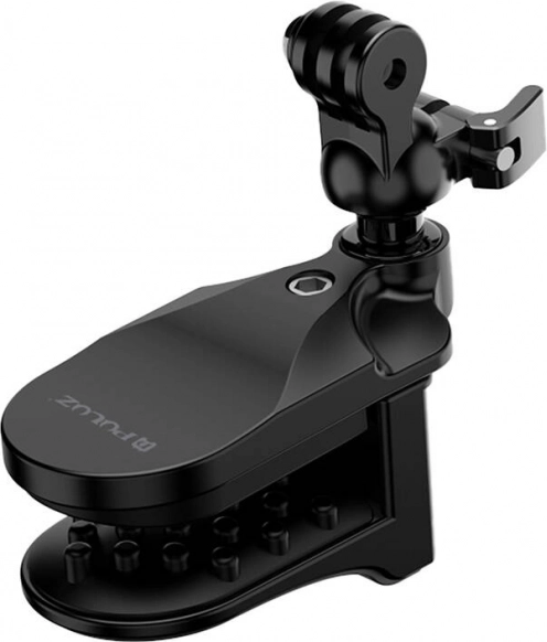 PULUZ Helmhalter für Action-Kameras – drehbarer Clip 360° (schwarz)