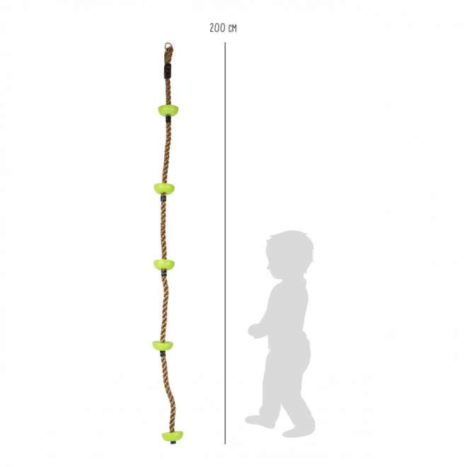 Small Foot klimtouw voor kinderen met schijven Sky 200 cm