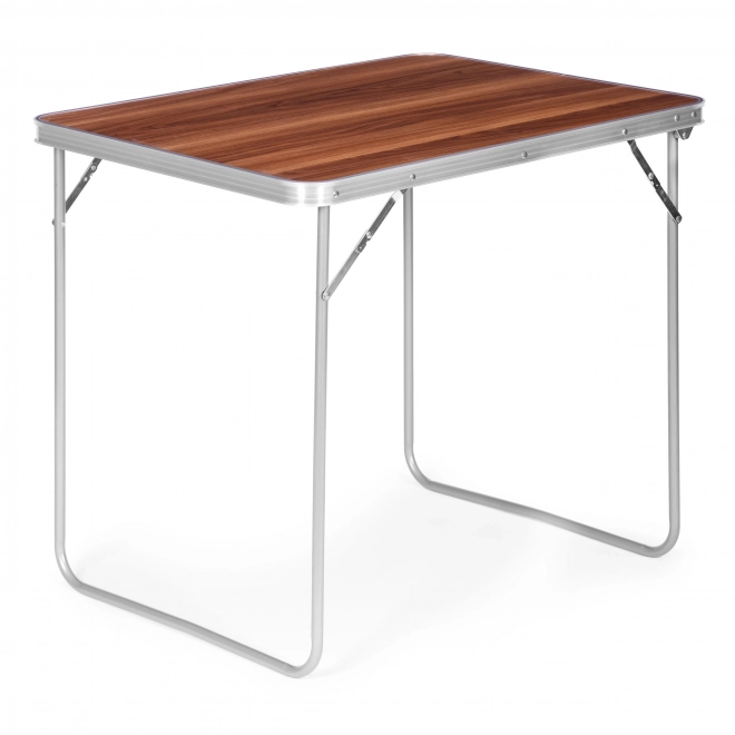 Opvouwbare campingtafel 80x60 cm bruin