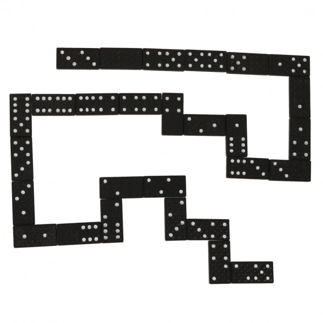Houten domino voor familieplezier