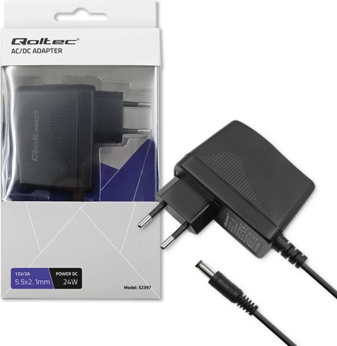 Qoltec Adapter 12V 24W