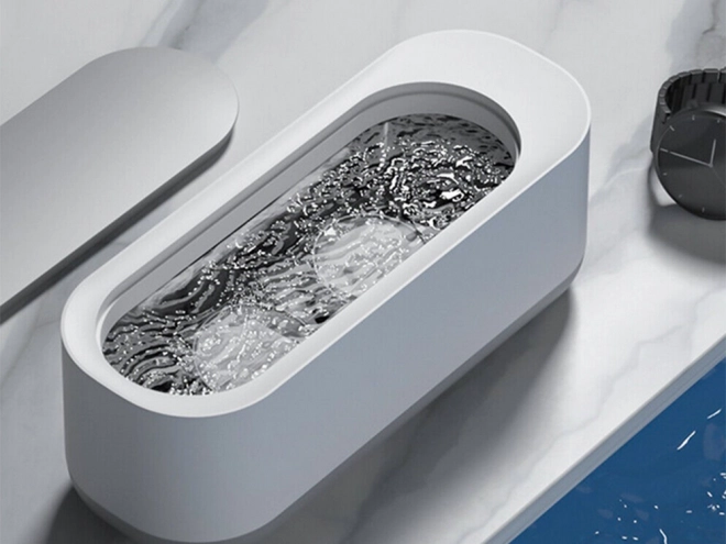Vibrerende wasmachine voor het reinigen van sieraden en brillen