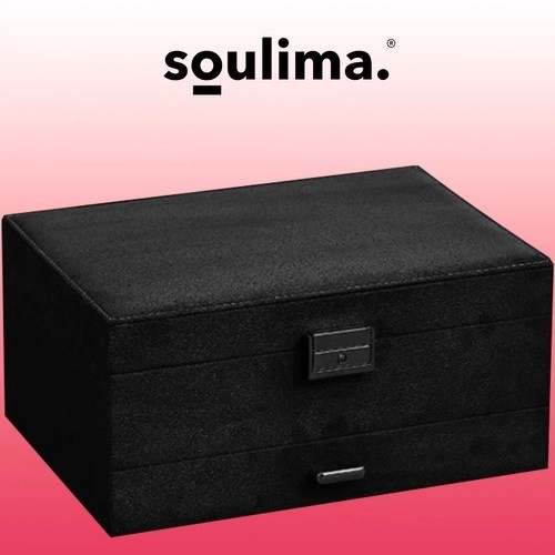 Elegante Schwarze Schmuckschatulle