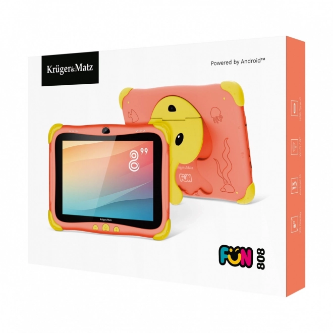 Kinder tablet Krüger&Matz FUN 808 rood