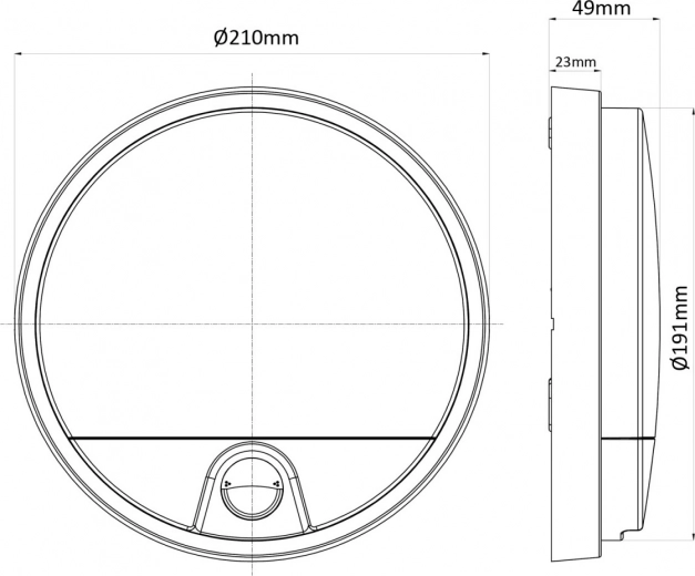 Kompakte Abmessungen für einfache Montage