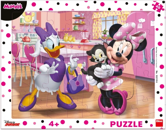 Dino puzzle Minnie pink 40 pieces