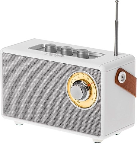 Bluetooth Speaker CR1902 FM USB-C White