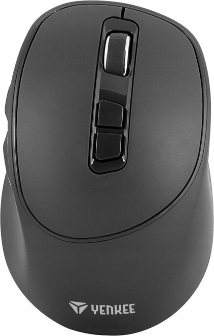 Souris sans fil 2,4 GHz avec interrupteurs silencieux et recharge USB‑C – noir