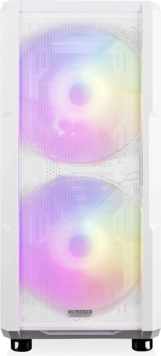 Flux d’air maximal avec façade mesh et énormes ventilateurs ARGB de 200 mm