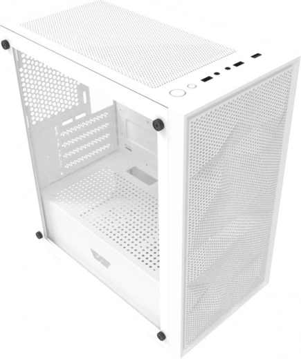 Maximum airflow with the front mesh panel