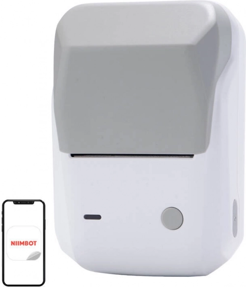 Draagbare thermische labelprinter Niimbot B1 – Bílá