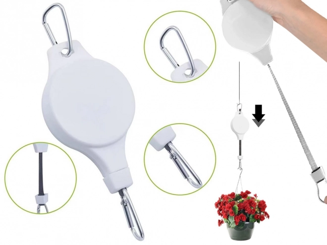 Adjustable Plant Hook with Extendable Handle