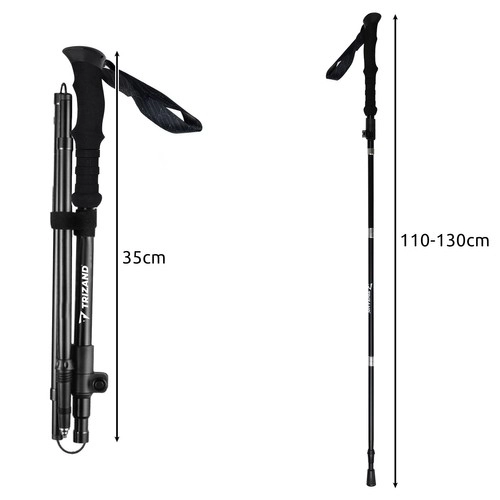 Trekkingstokken+ accessoires 2 stuks Trizand 24396