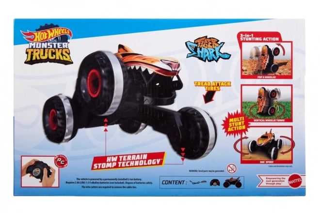 Hot Wheels RC Monster Truck Tijgerhaai
