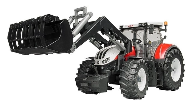 Bruder tractor Steyr Terrus CVT met voorlader