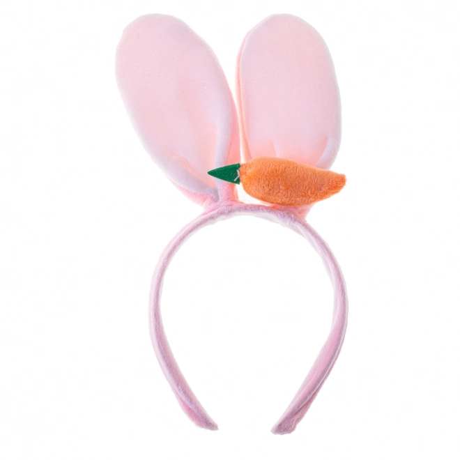 Konijnenkostuum met oranje tutu en hoofdband met wortel