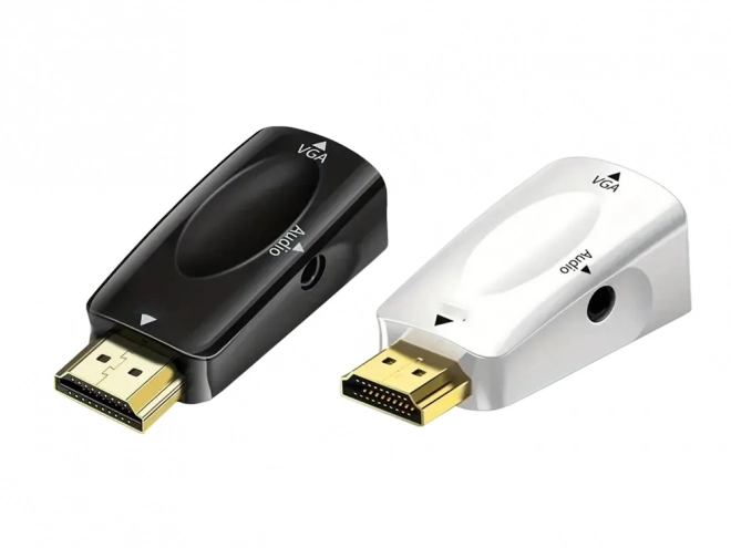 Converter van HDMI naar VGA met audio-uitgang