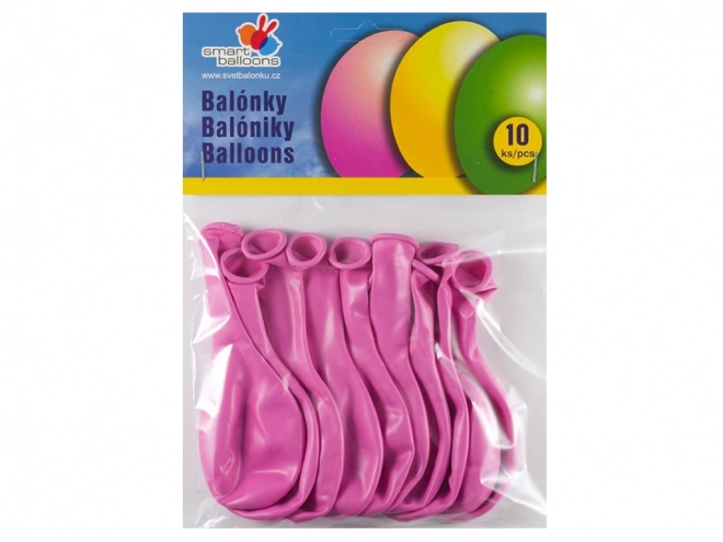 Set van 10 Roze Opblaasbare Ballonnen 26cm