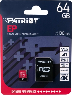 Patriot EP A1 microSDXC-Karte 64 GB V30