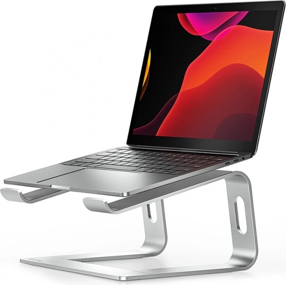 Support pour ordinateur portable en argent AluBench