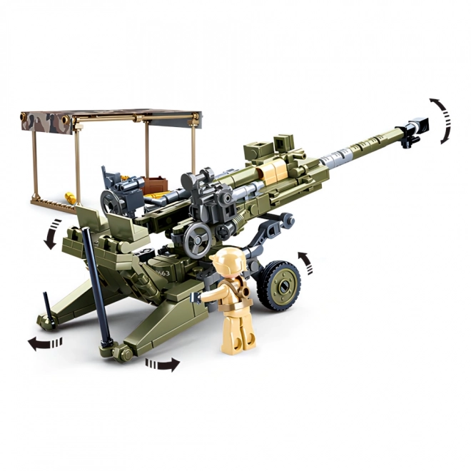 Sluban bouwset Kanon M777 Howitzer