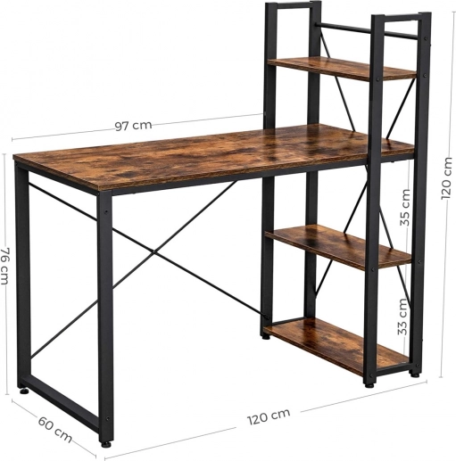 Komfortmaße 120 × 60 cm und verstellbare Füße