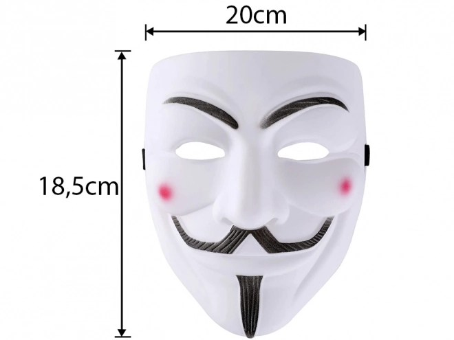 Masque d'Halloween Anonymous Vendetta Acta Protes
