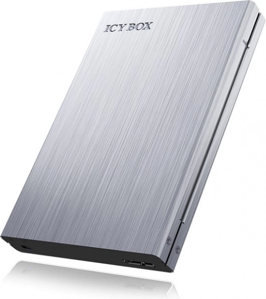 Boîtier externe ICY BOX en aluminium pour disque 2,5" SATA avec protection en écriture (USB 3.0 UASP)
