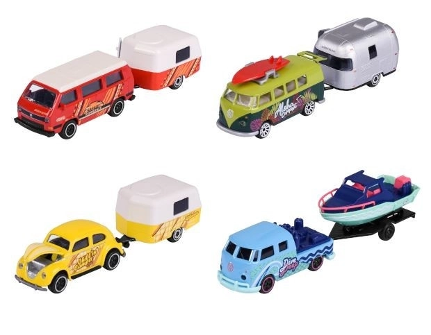 Majorette Volkswagen Modelauto’s met Aanhanger