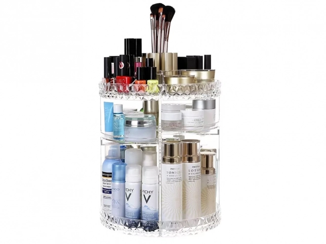 Draaibare organizer voor cosmetica en sieraden