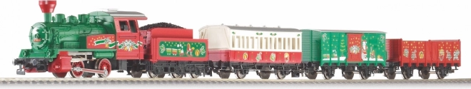 Piko starter set of a Christmas train with a steam locomotive