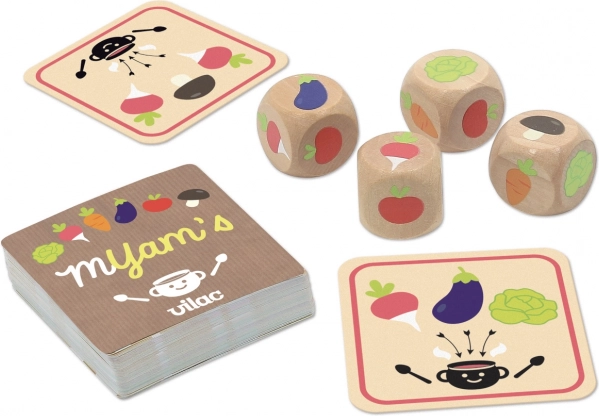 Vilac Harvest Day Dice Game (family game, ages 3+)