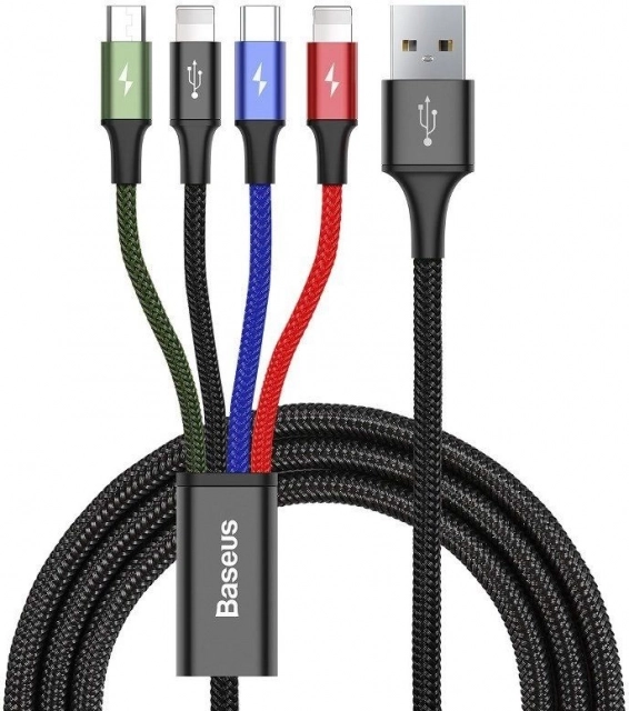 Baseus fast charging USB cable 4 in 1