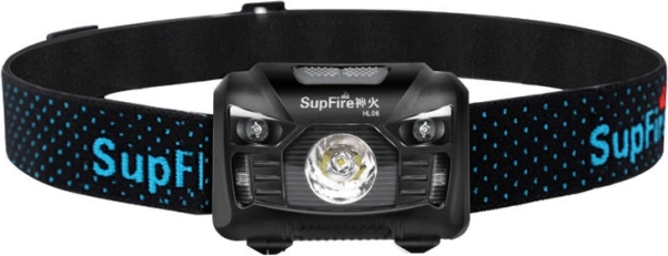 Hoofdlamp SUPERFIRE HL06, 500 lm, USB opladen