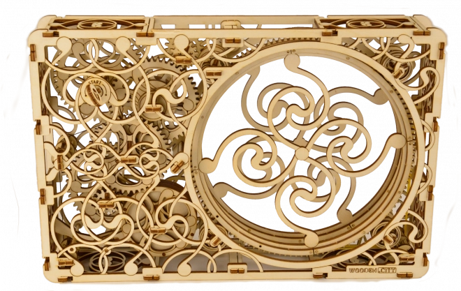Mechanisch schilderij - houten 3D-puzzel